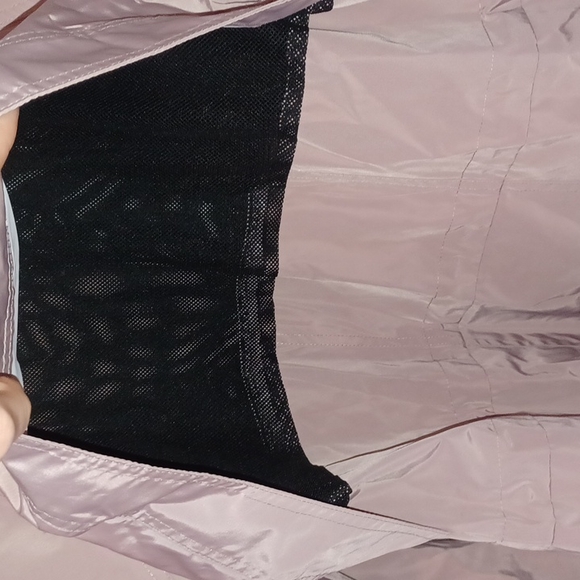 Calvin Klein Hooded Packable Raincoat Pink Performance Trench Women's Large coat - Picture 8 of 17